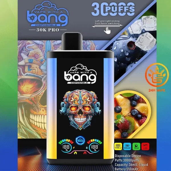 Bang 30K PRO 30000 Puffs Dual Flavor LED Disposable Vape