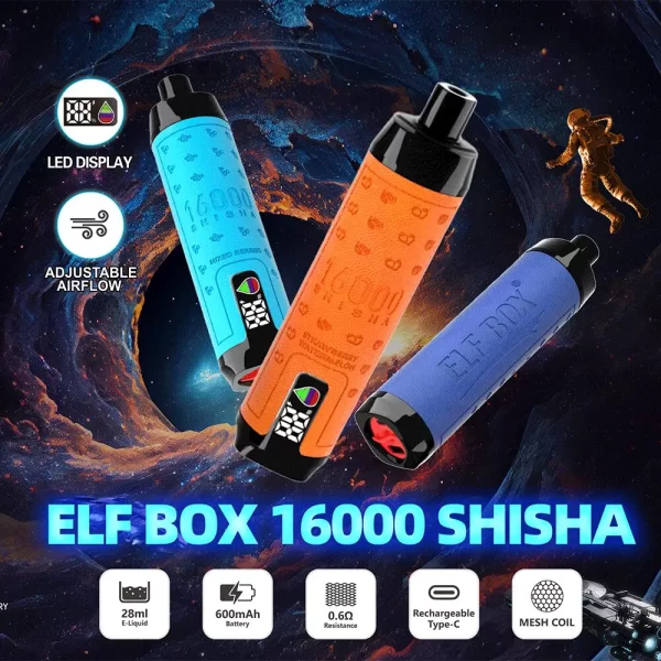 ELF BOX SHISHA 16000 PUFF Einweg-Vape