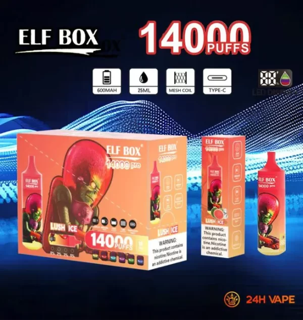 ELF BOX RGB 14000 Puff Pro Disposable Vape