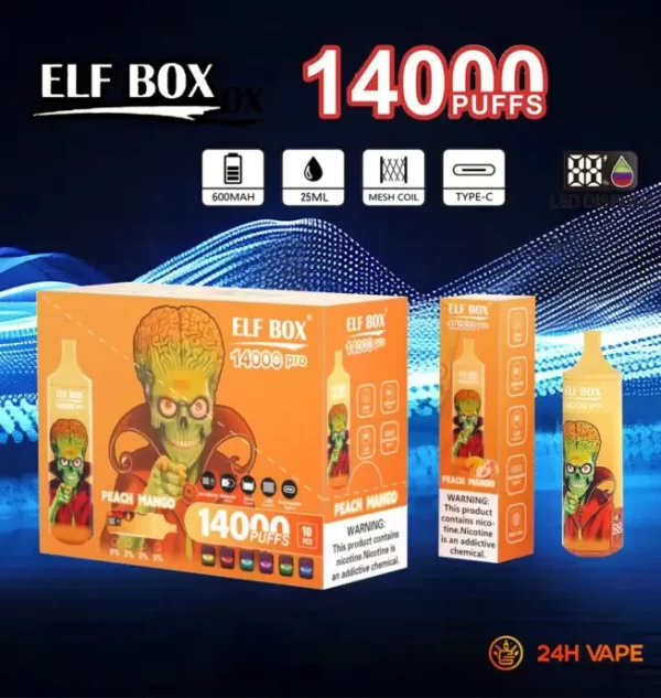 ELF BOX RGB 14000 Puff Pro Disposable Vape