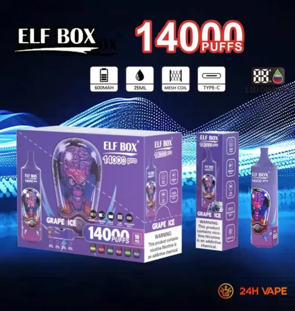 ELF BOX RGB 14000 Puff Pro Disposable Vape