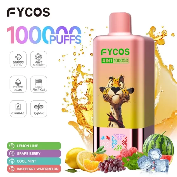 FYCOS 4 IN 1 100K Züge Einweg-Vape