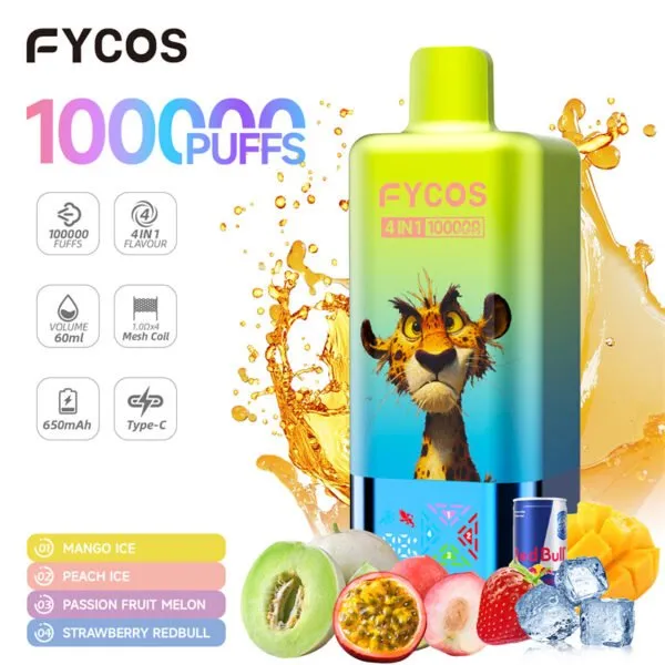 FYCOS 4 IN 1 100K Züge Einweg-Vape
