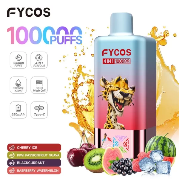 FYCOS 4 IN 1 100K Züge Einweg-Vape