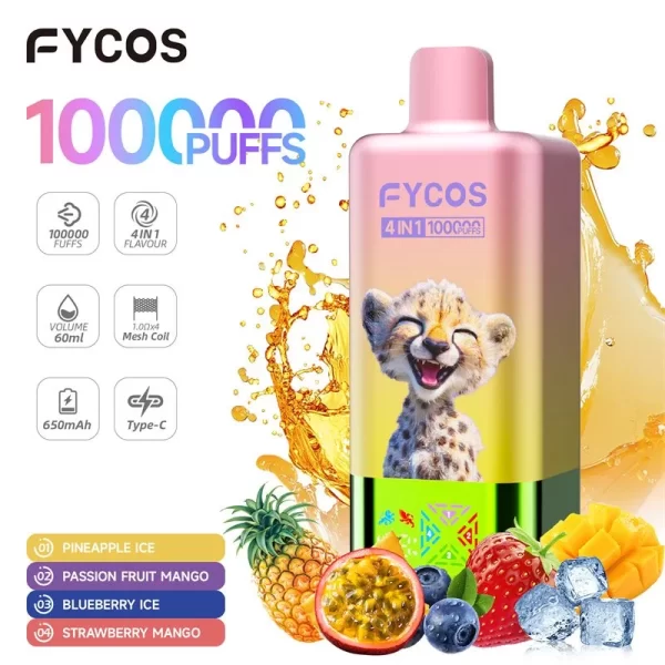 FYCOS 4 IN 1 100K Züge Einweg-Vape