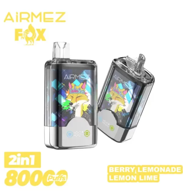 Airmez FOX 2 IN 1 80000 PUFFS Disposable vape