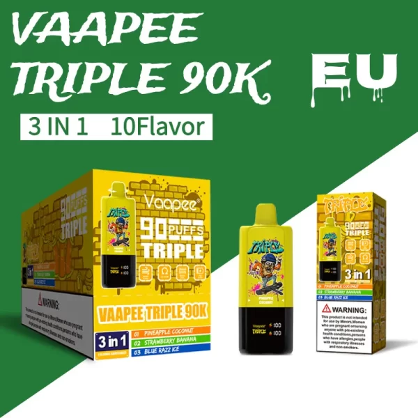 VAAPEE Triple 90000 Puffs Disposable Vape