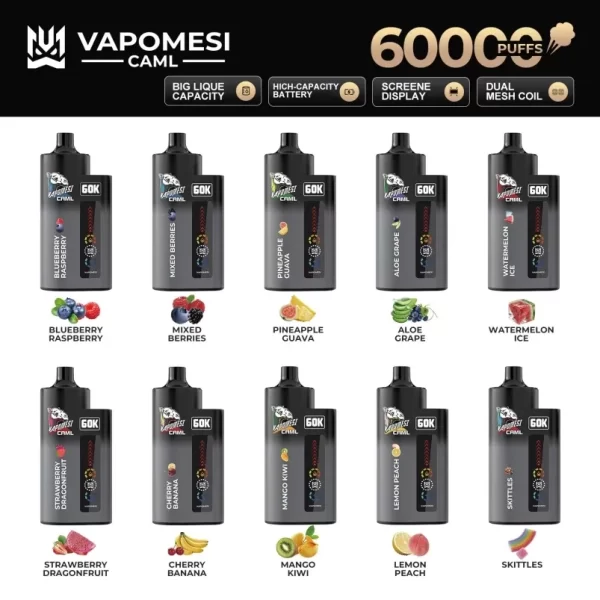 VAPOMESI CAML 60000 PUFFS Vape usa e getta