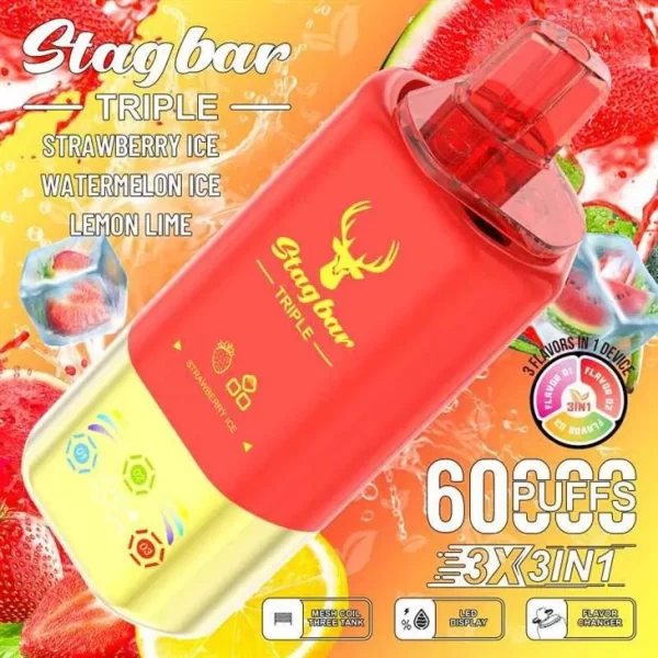 STAGBAR Triple 60000 Puffs Disposable Vape