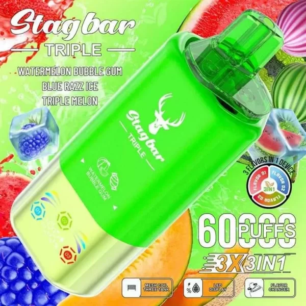 STAGBAR Triple 60000 Puffs Disposable Vape