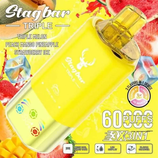 STAGBAR Triple 60000 Puffs Disposable Vape