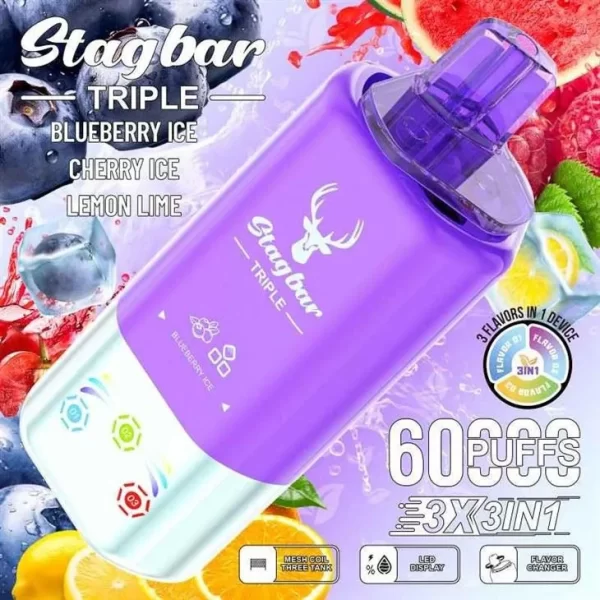 STAGBAR Triple 60000 Puffs Disposable Vape