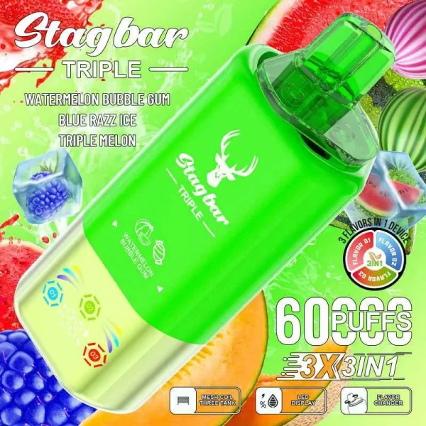 STAGBAR Triple 60000 Puffs Disposable Vape