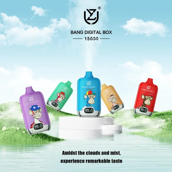 UZY Bang Digital 15000 Puffs Disposable Vape