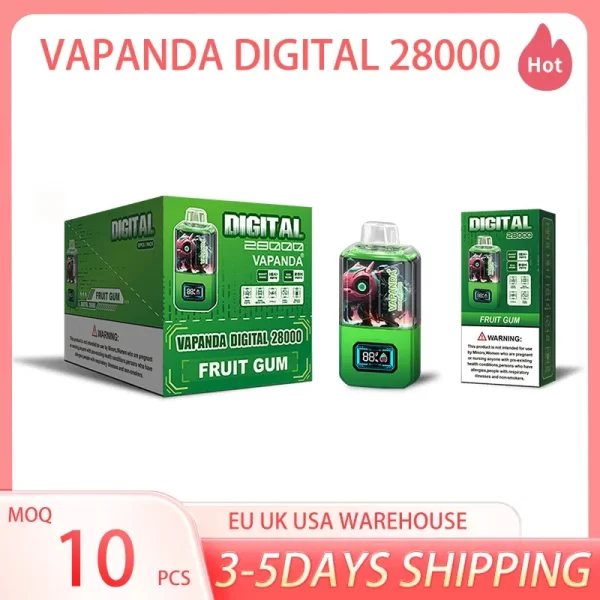 Vapanda Digital 28000 Puff Disposable Vape 