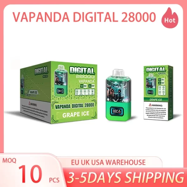 Vapanda Digital 28000 Puff Disposable Vape 