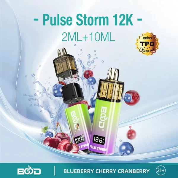 BOOD Pulse Storm 12K Puff Einweg-Vape