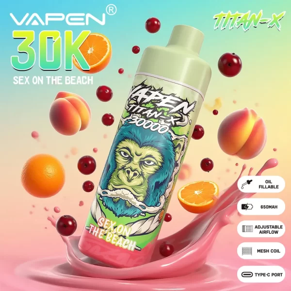 VAPEN TITAN-X 30K PUFF Vaporizador desechable