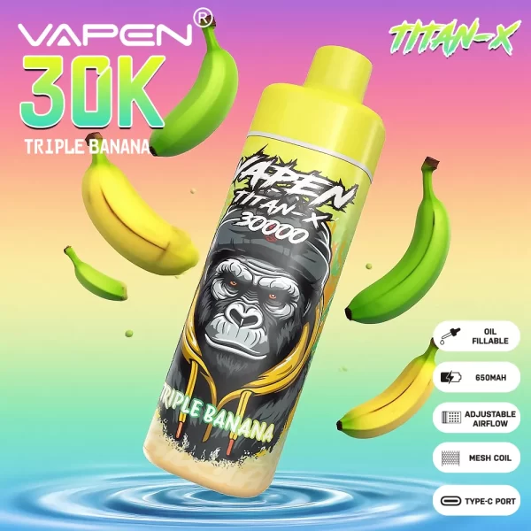 VAPEN TITAN-X 30K PUFF Vaporizador desechable
