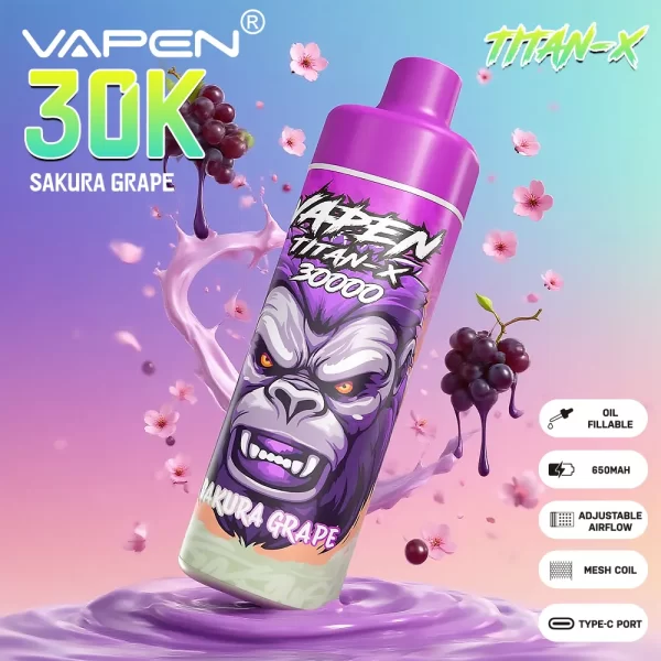 VAPEN TITAN-X 30K PUFF Vaporizador desechable