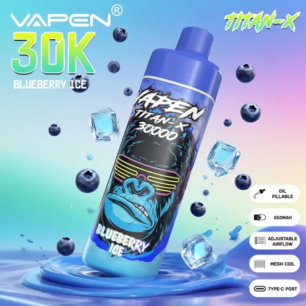 VAPEN TITAN-X 30K PUFF Vaporizador desechable