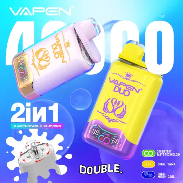 VAPEN DUO 40000パフ 使い捨てベイプ